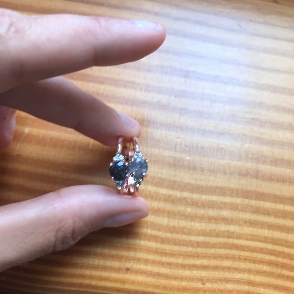 Celestial stone rose gold ring - Picture 5 of 7